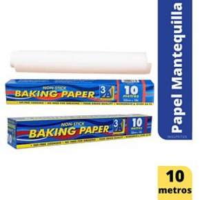 PAPEL MANTEQUILLA ROLLO 10 MTS (15801)
