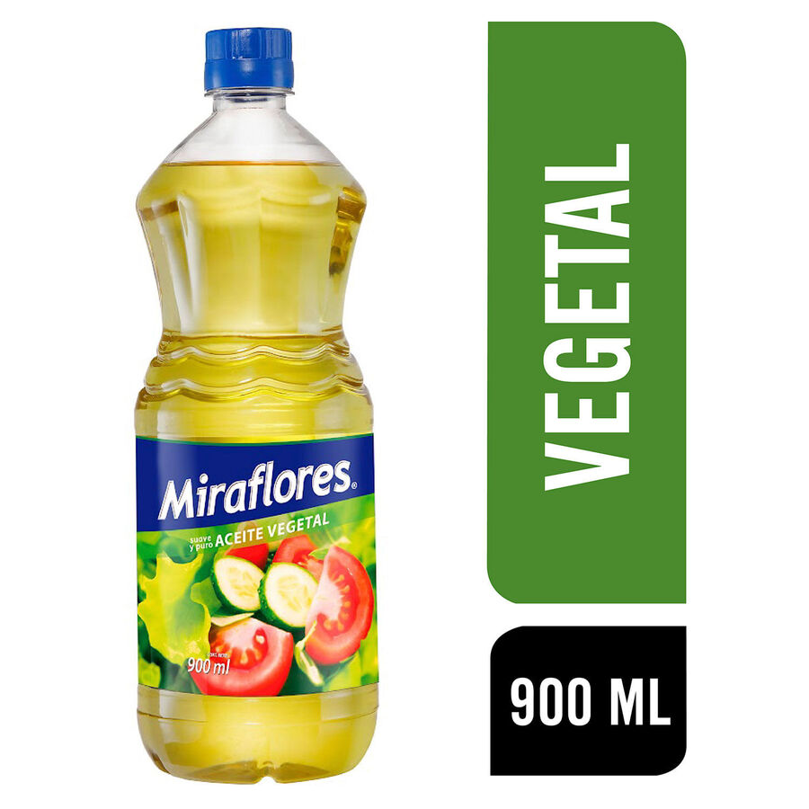 ACEITES Y ADEREZOS AaW ACEITE VEGETAL MIRAFLORES 900 ML